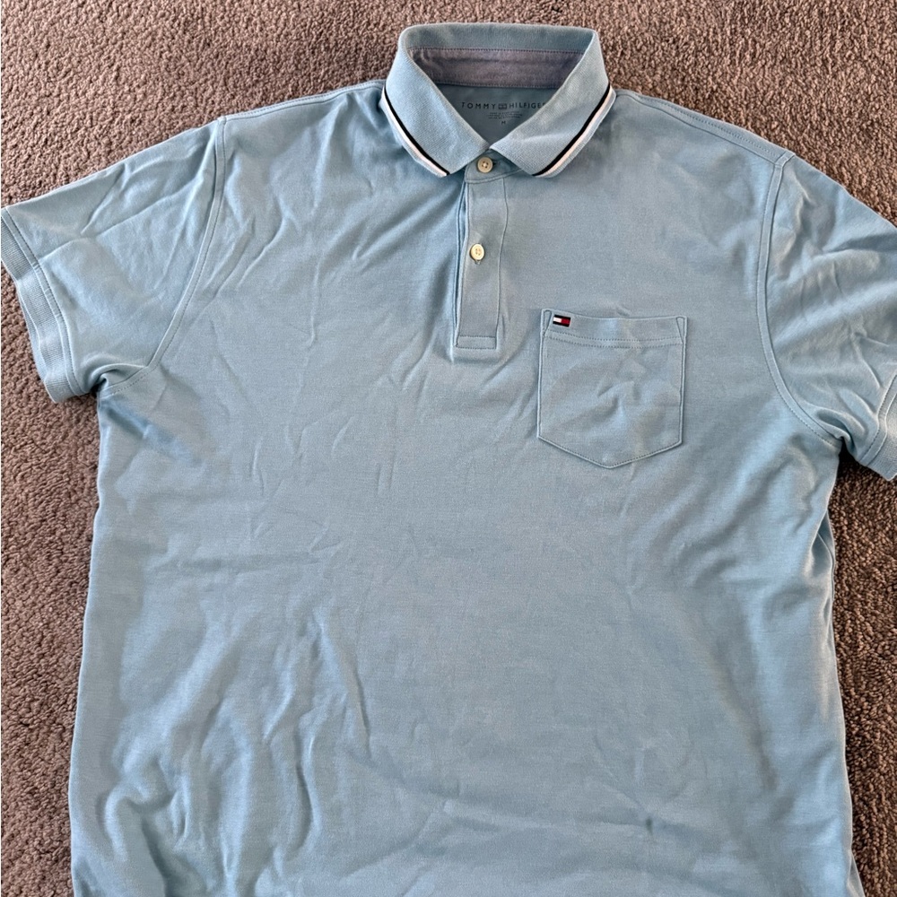 Tommy Hilfiger Sky Blue Polo Shirt